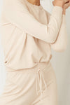 Third Form In The Crew LS Top - Natural
