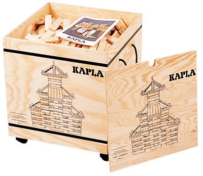 Kapla 1000 piece chest on wheels