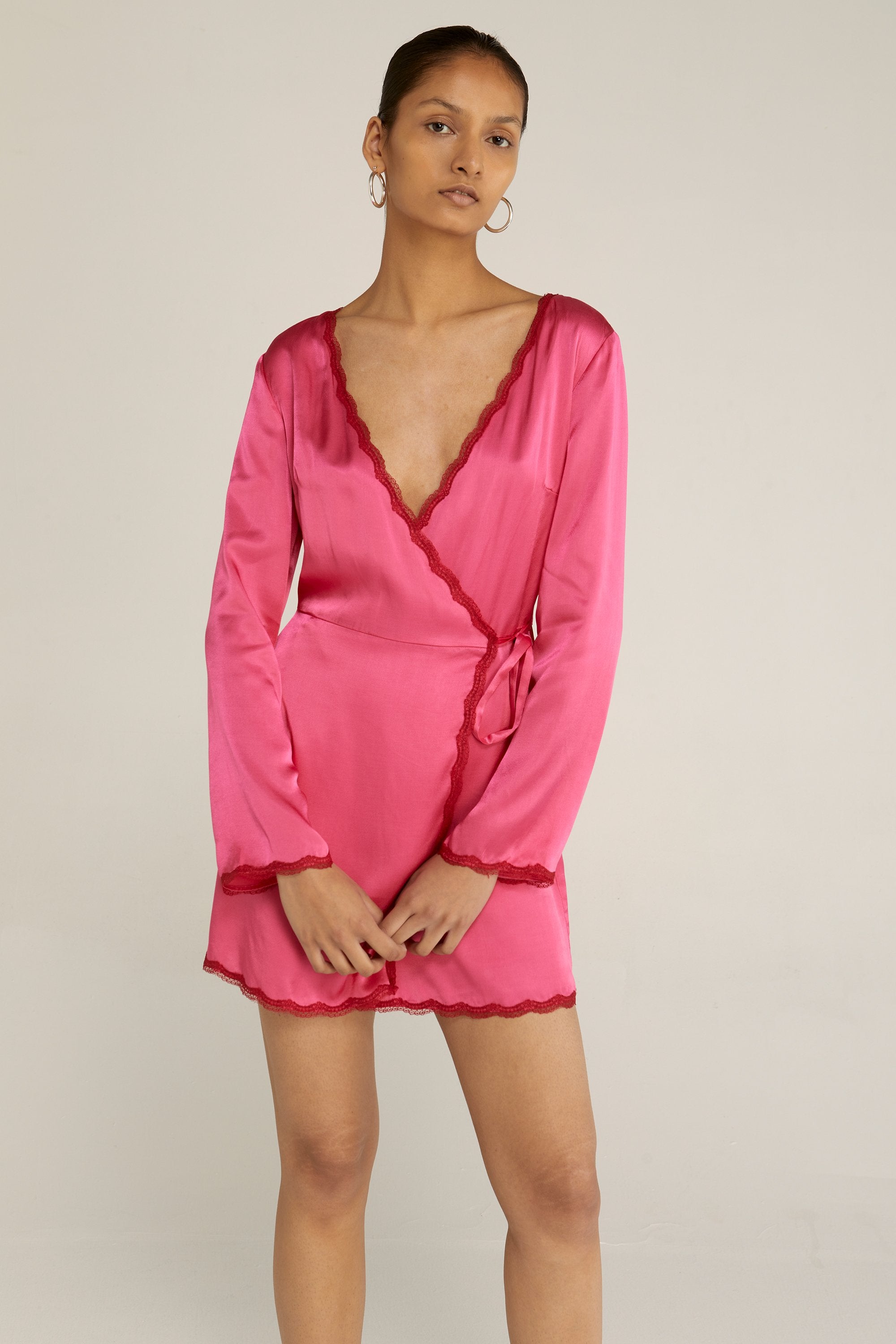third form pink dress Third Form Once Around Tank Dress - Pop Pink