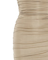 Third Form Lead On One Shoulder Midi Dress - Putty
