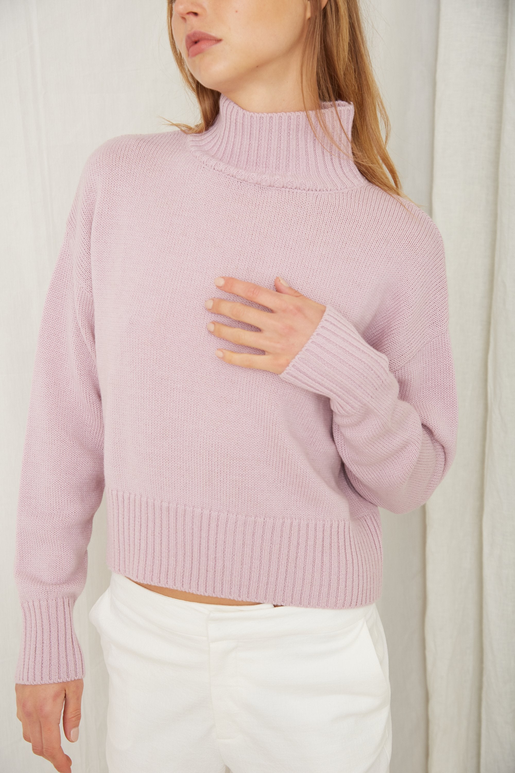 Third Form Lift Up Turtleneck - Lavender