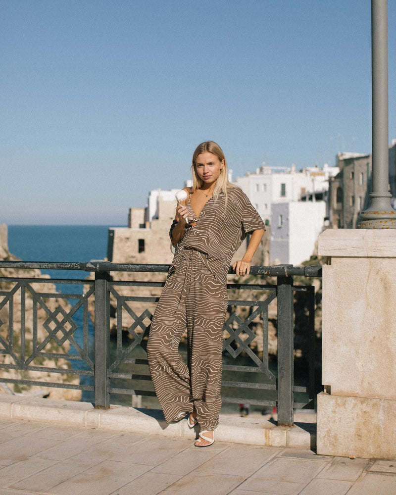 Charlie Holiday Lola Pants - Zebra Print