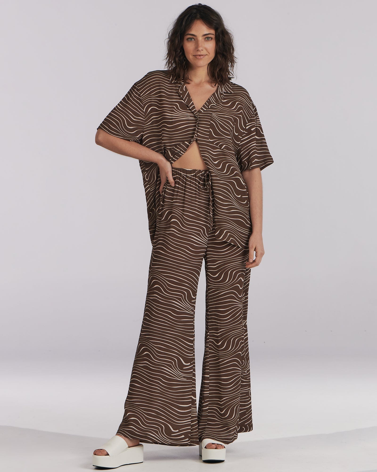 Charlie Holiday Lola Pants - Zebra Print