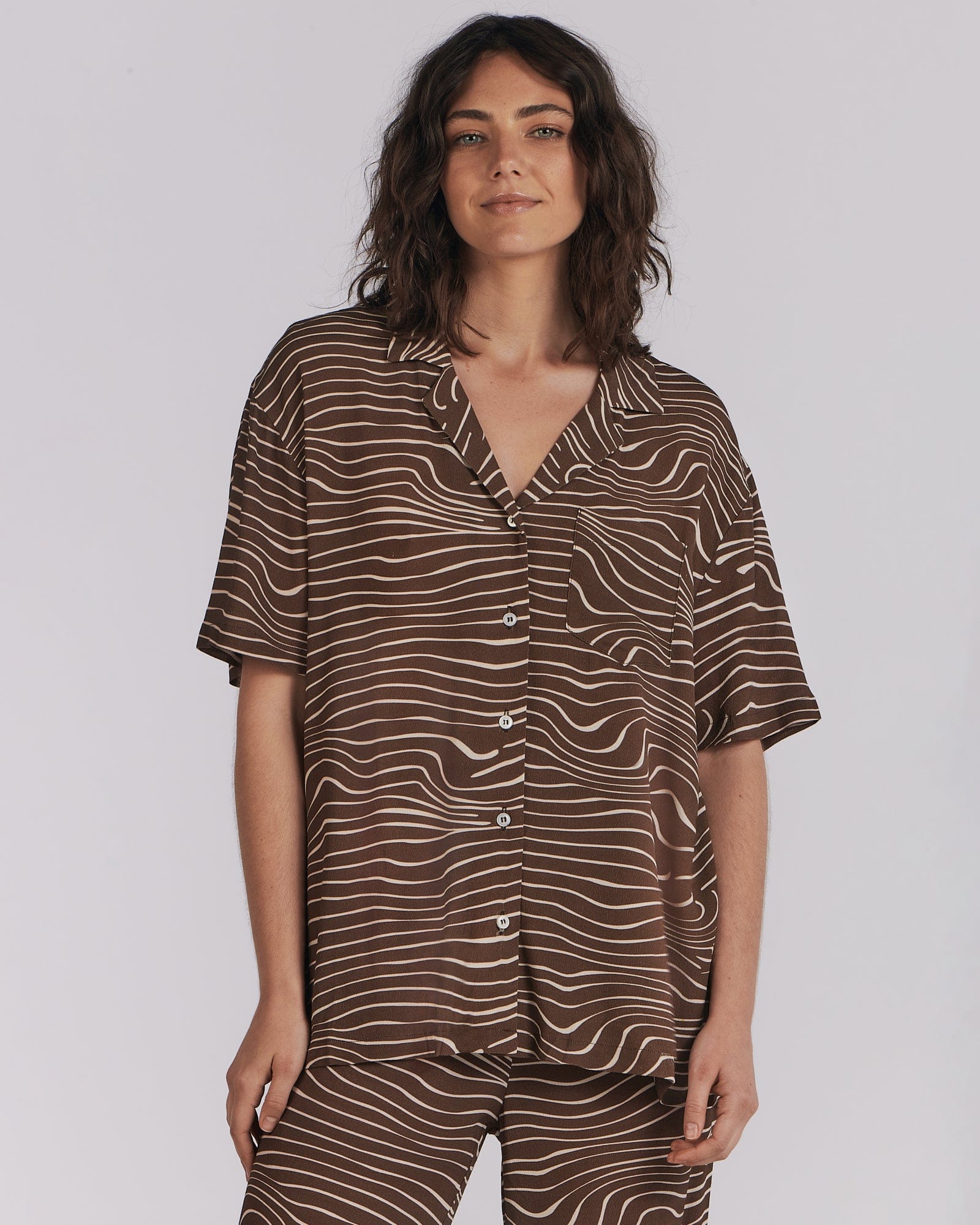 Charlie Holiday Lola Shirt - Zebra Print