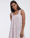 Charlie Holiday Lottie Maxi Dress - Pink Gingham
