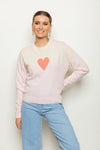 Bande Studio Love on the Horizon Knit Jumper - Eggnog/Blush