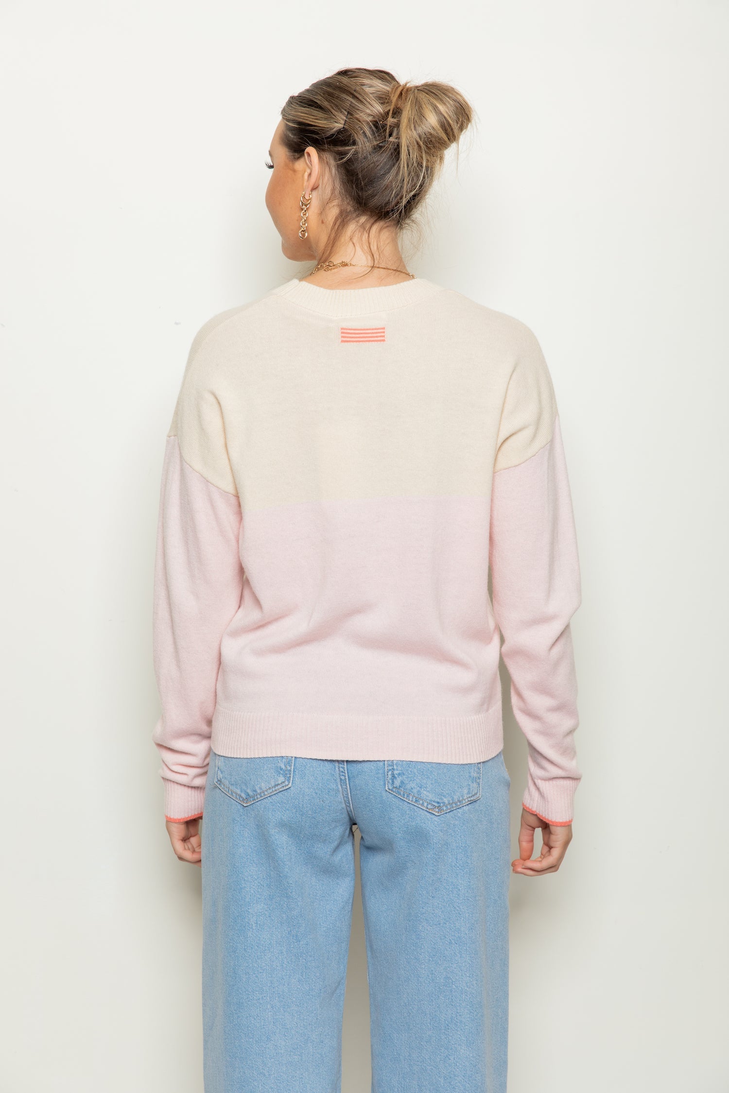 Bande Studio Love on the Horizon Knit Jumper - Eggnog/Blush