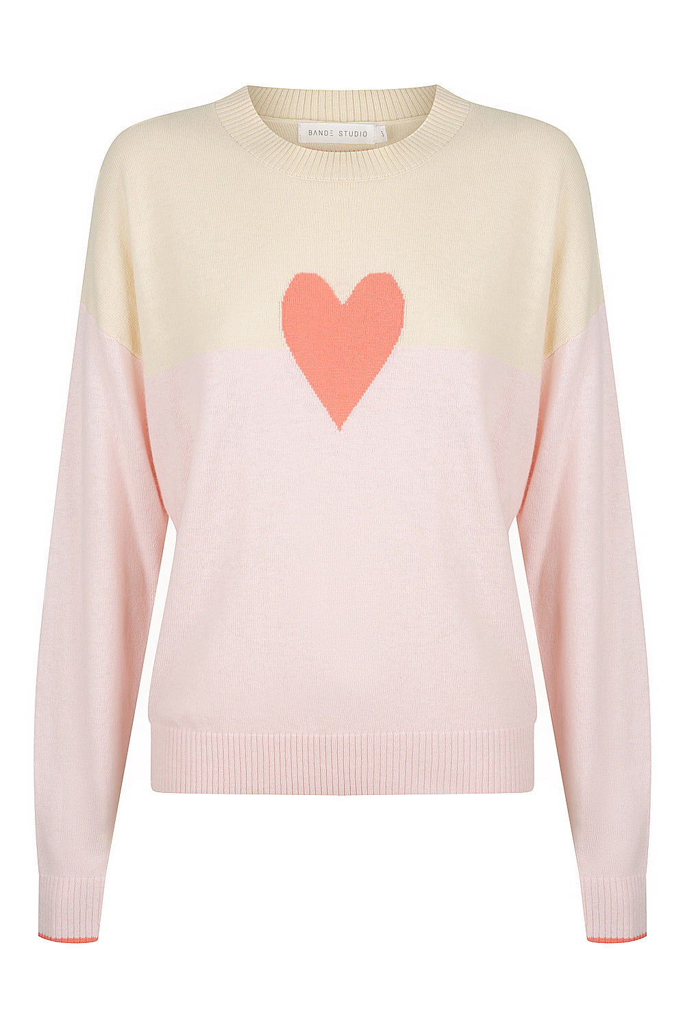 Bande Studio Love on the Horizon Knit Jumper - Eggnog/Blush