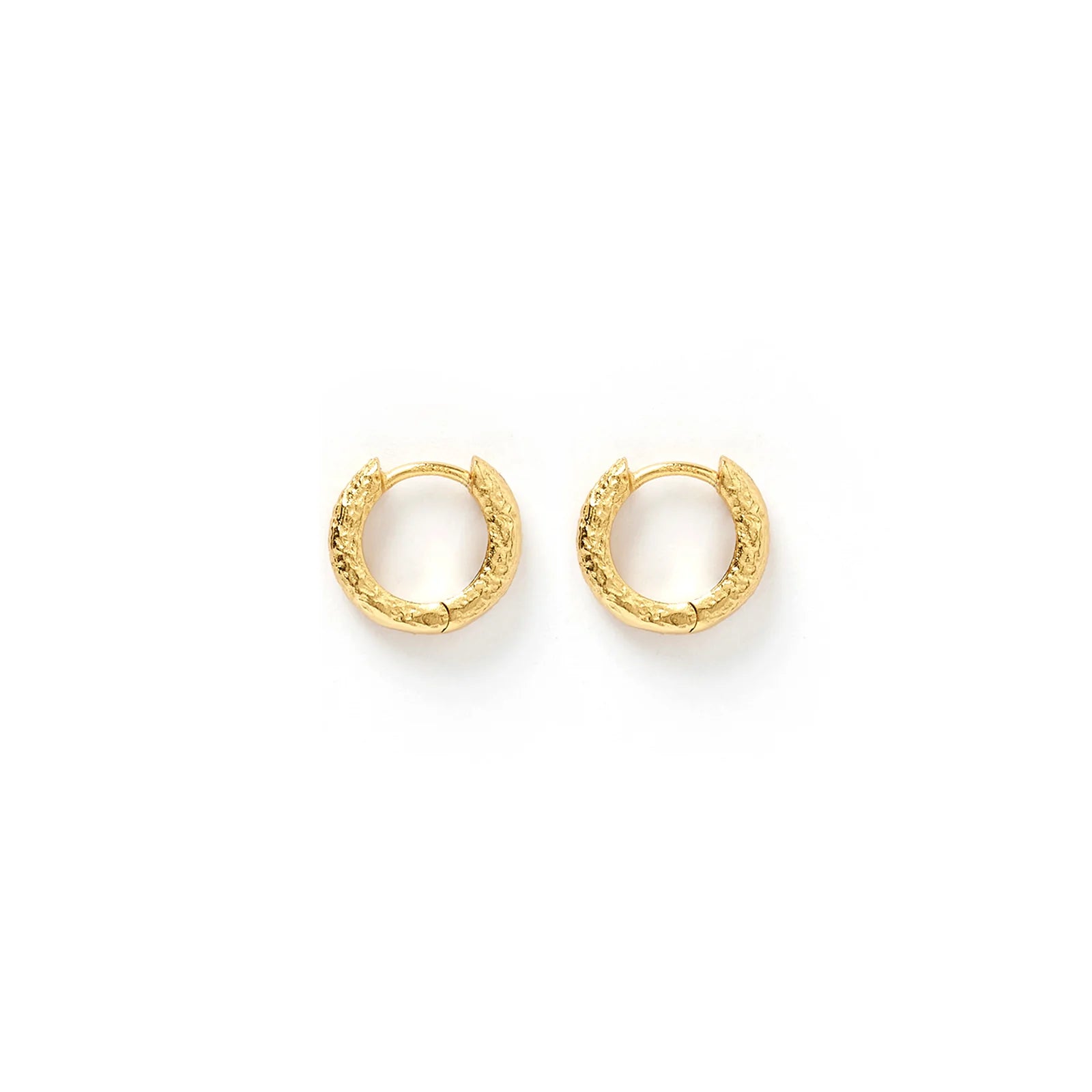 Arms Of Eve Luka Gold Huggie Earrings