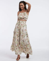 Charlie Holiday Maple Skirt - Hibiscus