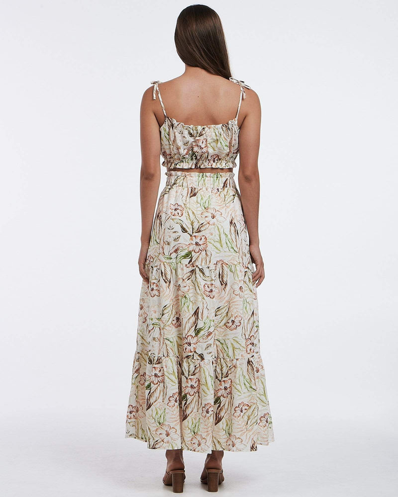 Charlie Holiday Maple Skirt - Hibiscus