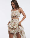 Charlie Holiday Maple Skirt - Hibiscus