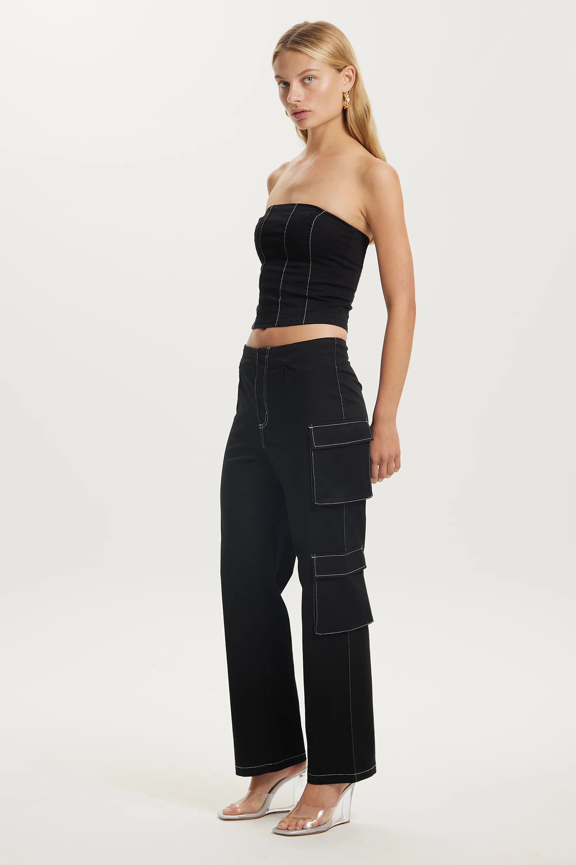 Third Form Open Road Baggy Jeans - Washed Black