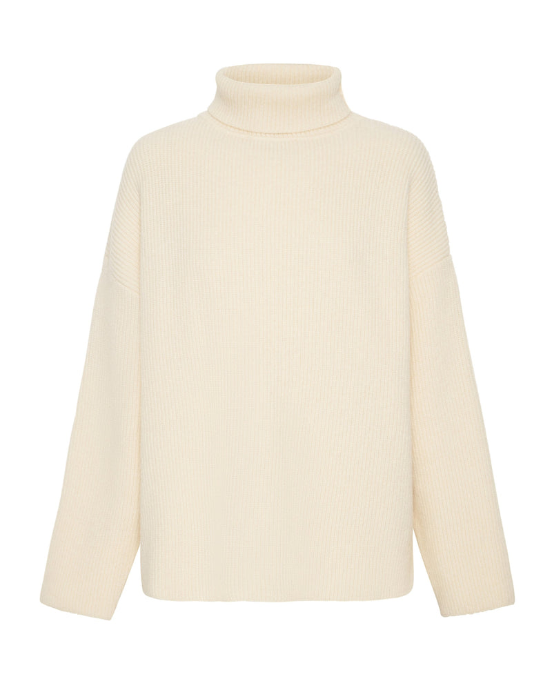 Third Form Oversized Knit Turtleneck - Cream