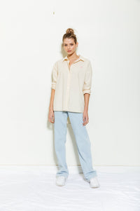 Bande Studio Classic Oversize Shirt - Parchment