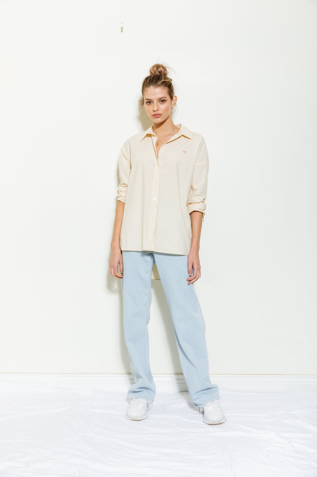 Bande Studio Classic Oversize Shirt - Parchment