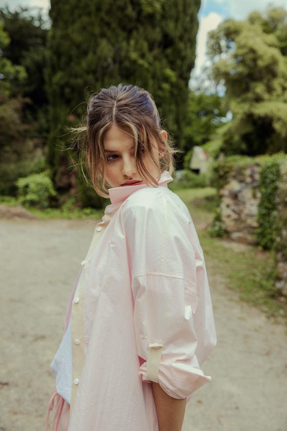 Bande Studio Classic Oversize Shirt - Pastel Pink
