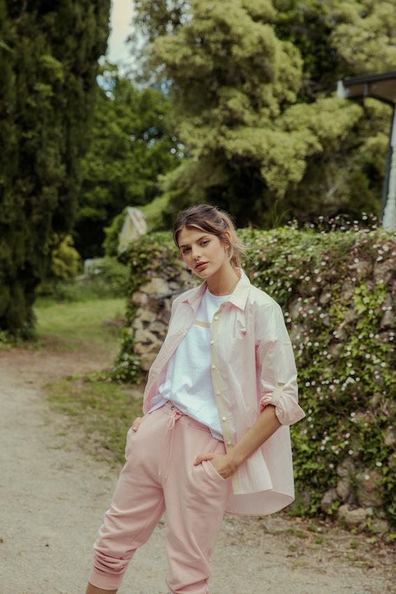 Bande Studio Classic Oversize Shirt - Pastel Pink