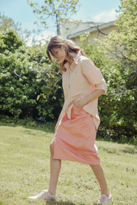 Bande Studio Classic Oversize Shirt - Pastel Pink