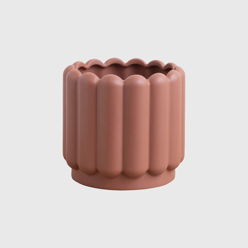 Potted MED Vienna Planter Rosewood
