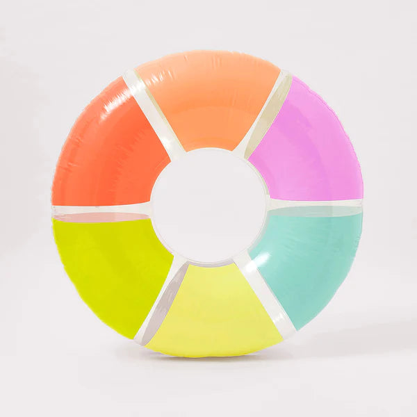 SunnyLife Pool Ring - Rainbow Gloss