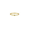 Riley Olive Crystal Ring - Gold