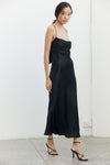 Third Form River Bed Bias Slip Dress - Black