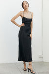 Third Form River Bed Bias Slip Dress - Black
