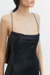 Third Form River Bed Bias Slip Dress - Black