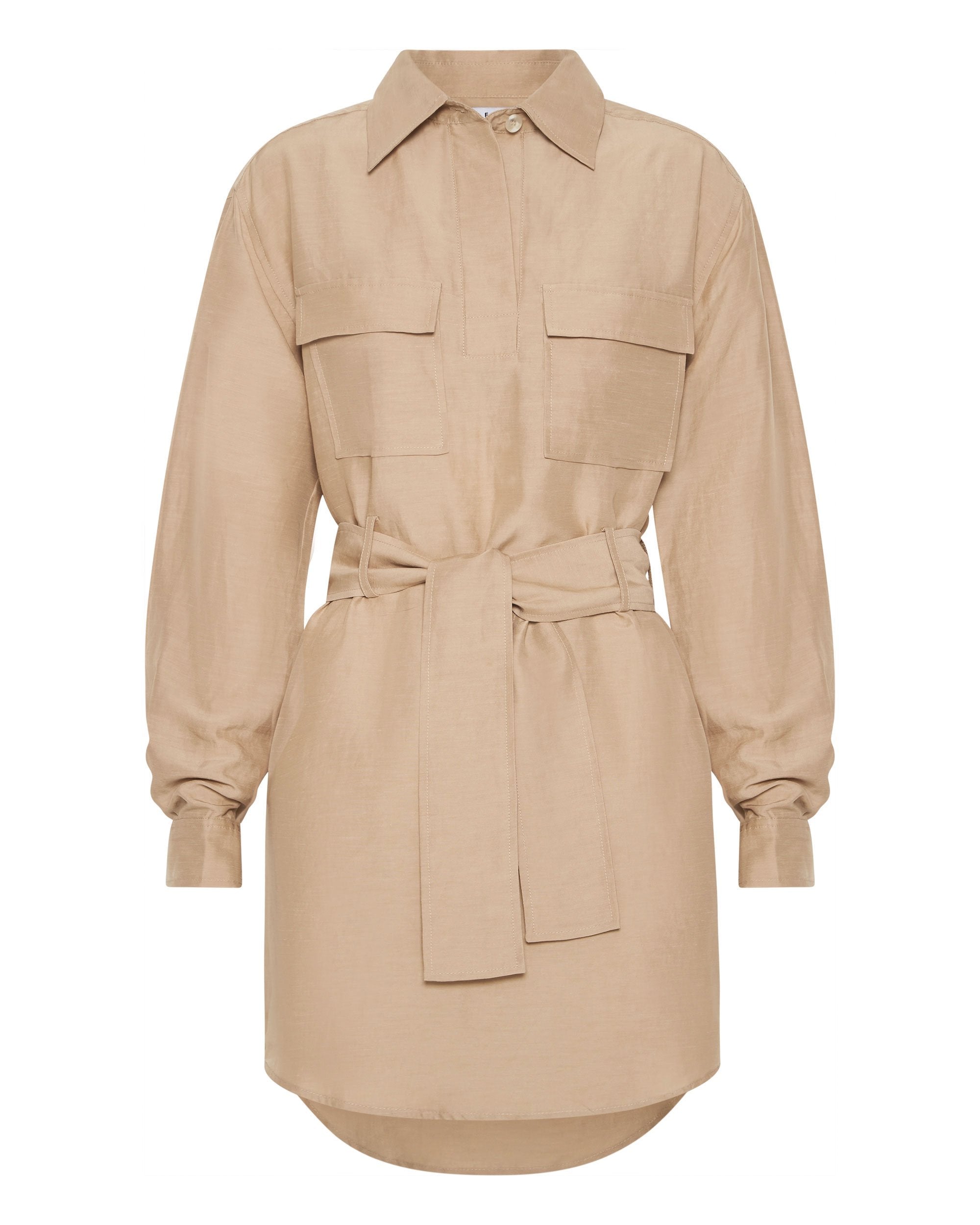 Third Form Street Smart Shirt Dress - Natural