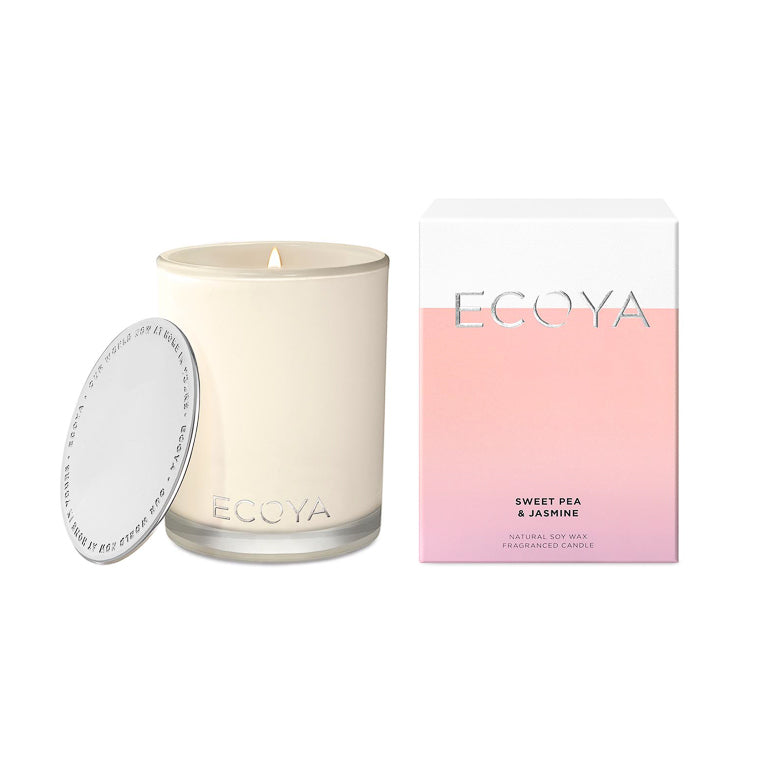 Ecoya Candle Madison Jar - Sweet Pea and Jasmine