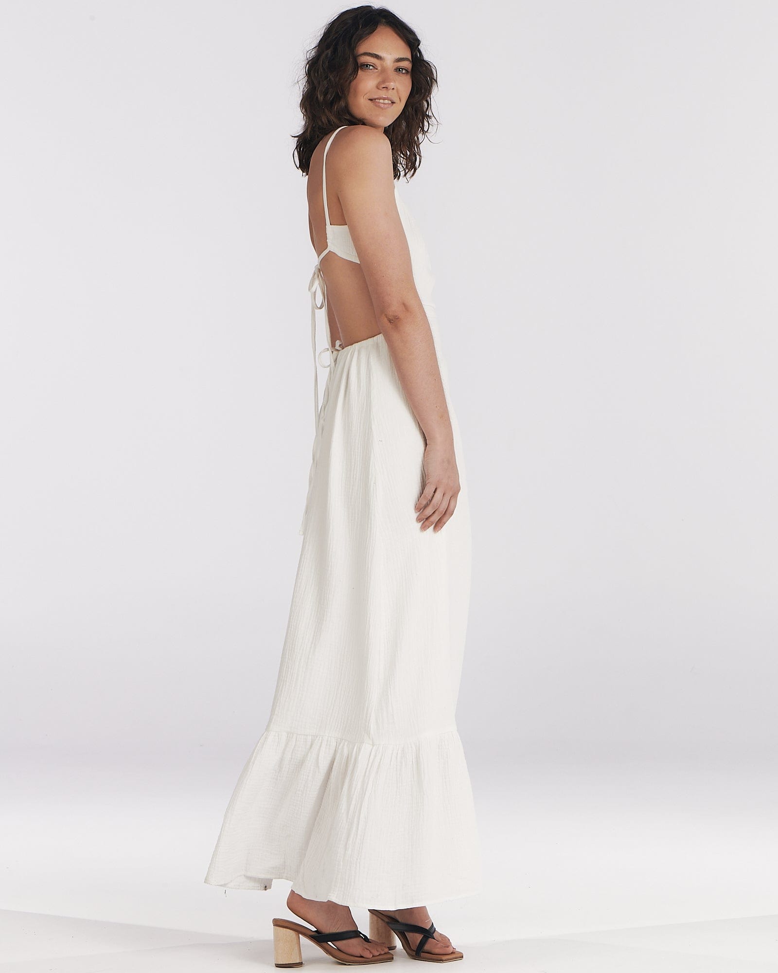 Charlie Holiday Tuscany Maxi Dress - White