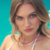Arms Of Eve Wilder Gemstone Necklace - Flamingo